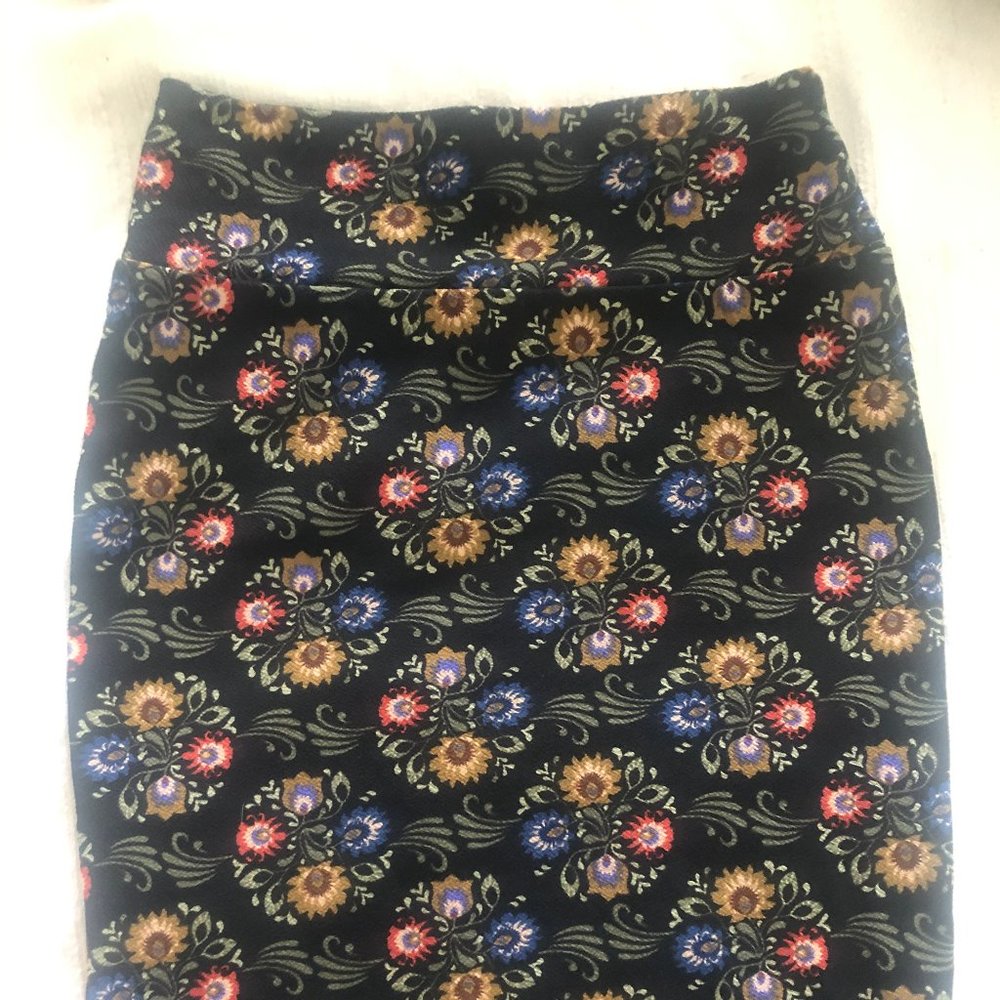 Floral Pencil Skirt